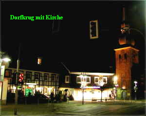 Dorfkrug mit Kirche